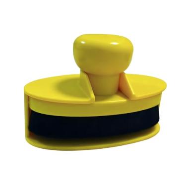 Imagem de FALVFUN Escovas aplicadoras de brilho de pneu de carro, aplicador de curativo grande para detalhes de pneus para automóveis com suporte de armazenamento, ferramenta de limpeza de roda de veículo macia