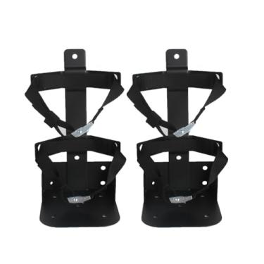 Imagem de Suporte para veículos pesados, suportes de extintor de incêndio servem para extintor de CO2 de 6,8 kg seco/4,5 kg - para casa, escola, garagem, veículo, barco, carro, trailer, caminhão (preto, 6,8 kg