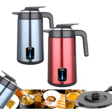 Imagem de Chaleira Elétrica Térmica Jarra 1,8 Litros Aço Inox Quente ou Frio 24 