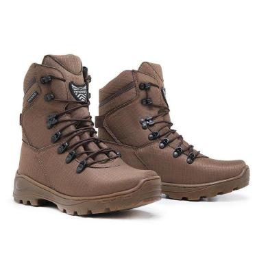 Imagem de Bota Coturno Adventure Couro Militar Acero Cano Alto Conforto-Masculino