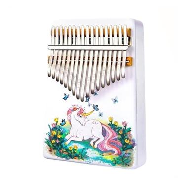 Imagem de Piano de polegar Kalimba instrumento iniciante de 17 notas kalimba profissional