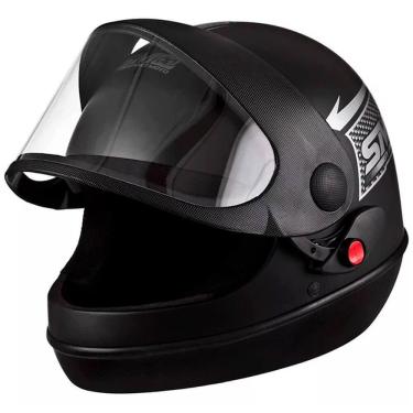Imagem de Capacete Moto Pro Tork Sport Moto 58 Preto Fosco