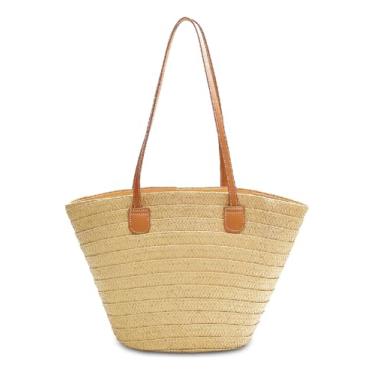 Imagem de Bolsa de Praia Feminina Grande Impermeável – Design Areia-Resistente com Zíper e Bolsos