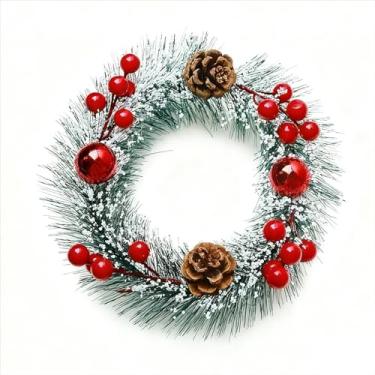 Imagem de Guirlanda Festão Porta Natal Verde Decorada (GUI001-25)