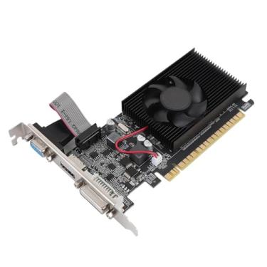 Imagem de VBESTLIFE Placa gráfica GT610 de 2 GB, GPU DDR3 de 64 bits, placa de vídeo para jogos PCIE 2.0 X16 para computador desktop com portas DVI, VGA, HDMI