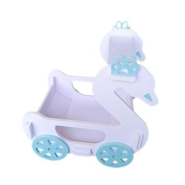 Imagem de IEUDNS Cama de gato para gatos internos, casa de gato, esconderijo interativo em forma de ganso, cama de gato, caverna, condomínio para animais de estimação, AZUL