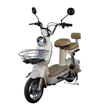 Imagem de Bicicleta Elétrica Scooter WeHawk WX-21 500W 48V 20Ah Marfim NFC