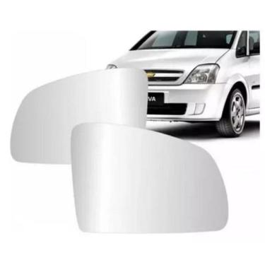 Imagem de Par Lente Espelho Retrovisor Celta Prisma Meriva 2002 A 2015