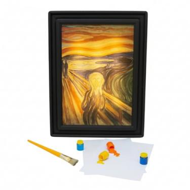 Imagem de Luminária Quadro O Grito, LED Bivolt, 54x41,5x5,5cm, Polietileno e Polipropileno, com Cabo de Força e Interruptor