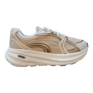 Imagem de Tenis Feminino Kolosh Athletic Casual Esporte Ultraconforto Detalhe Me