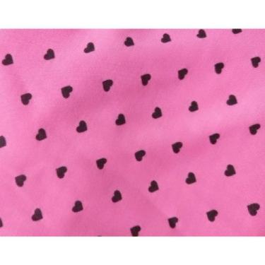 Imagem de Camisola pijama plus size estampada - JK Confecções , Rosa chiclete, G