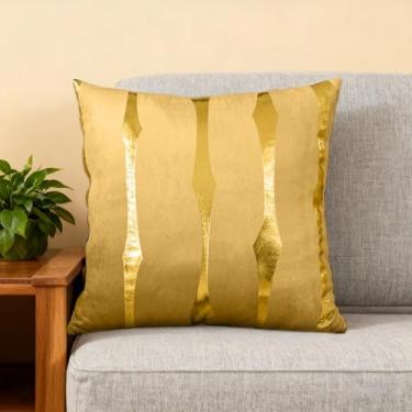 Imagem de Capa de almofada decorativa para sofá-cama, cadeira ou sala de estar, estampa geométrica, moderna, capa quadrada