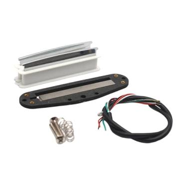 Imagem de oshhni Captador Mini Humbucker, Trilho Duplo, Fácil de Instalar, Leve, Robusto e Compacto para Guitarra Elétrica, Branco