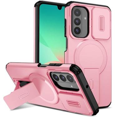 Imagem de Futanwei Capa para celular Pinwheel Plus 6, [Capa de câmera deslizante] [Suporte oculto] Capas de telefone protetoras de camada dupla para Bark-Phone A16/Troomi Galaxy A16 / Pinwheel Plus 5/Samsung