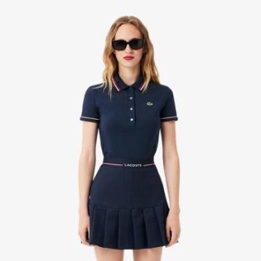 Imagem de Camisa Polo Lacoste com detalhes Contrastantes Slim Fit L.12.D Feminina-Feminino