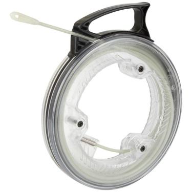 Imagem de Klein Tools Fita de peixe 50550 que brilha no escuro, feita nos EUA, fibra de vidro com ponta de nylon e conector de aço inoxidável. Ideal para vara de peixe, 60 m