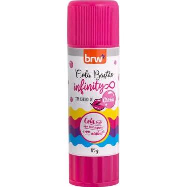 Imagem de Cola em Bastão INFINITY Cheiro de Chiclete 115G Pacote com 4 BRW