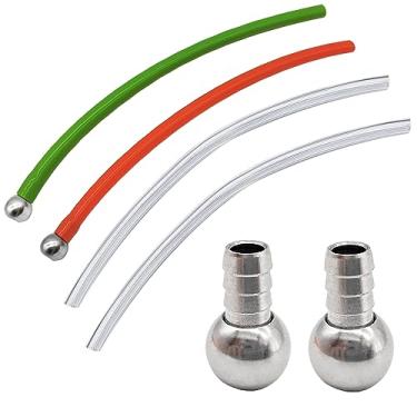 Imagem de YeewayVeh Pacote com 4 canhões de espuma com 2 bolas de filtro de aço inoxidável, tubos de canhão de espuma adequados para conexões de lança de espuma de 6 a 6,5 mm