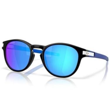 Imagem de Óculos de Sol Oakley Latch Fathom Matte Black Prizm Sapphire-Masculino