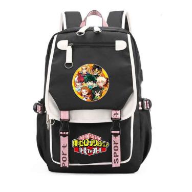 Imagem de Mochila Mys Heros Academias Kids School Oxford 31x19x46cm