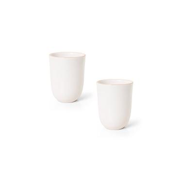 Imagem de Jogo De Caneca Copa E Cia 2 Peças Vivant Em Cerâmica Off-white