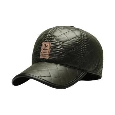 Imagem de Boné Casual De Beisebol Com Aba Curva, Aquecido E Espesso, Protetor De