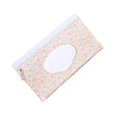 Imagem de Estojo De Lenços Umedecidos Para Bebês Com Tampa Flip Em EVA, Refiláve