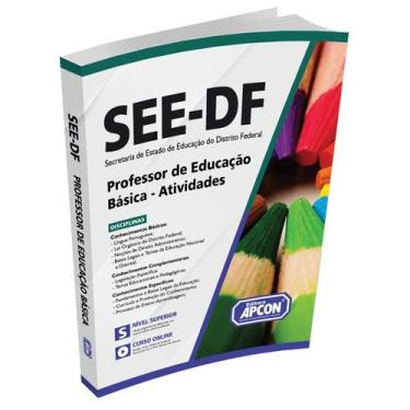 Imagem de Apostila SEE-DF 2021 - Professor de Educação Básica - Atividades - Gru
