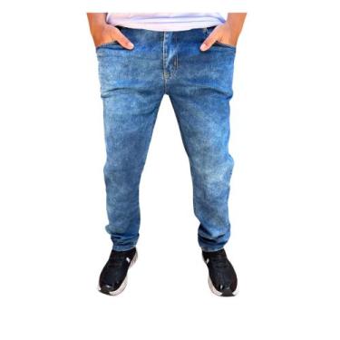 Imagem de Calça Jeans Masculina lançamento basica reta slim jeans coloridas de b
