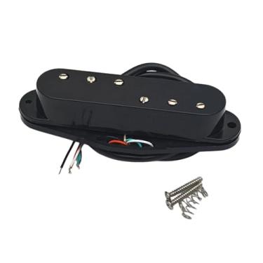 Imagem de KiBcsLic Captador Mini Humbucker para Guitarra - Peça de Reposição - Alto Desempenho - Profissional - Fácil de Instalar - 3+3 Polos Ajustáveis, Preto
