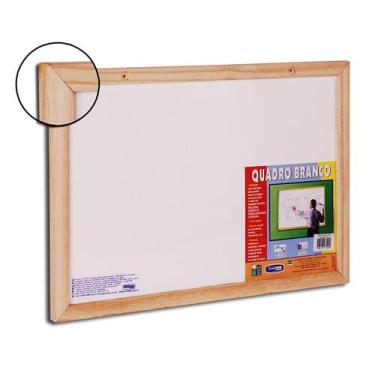 Imagem de Lousa Quadro Branco 30x20 - moldura em madeira - Supertela - Supertela