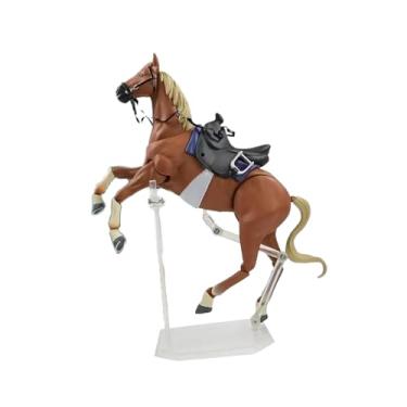 Imagem de harayaa Estátua de Cavalo, Animal de Fazenda, Figura de ação, Modelo Colecionável para Presente de Aniversário Infantil, Amarelo