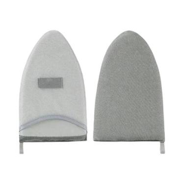 Imagem de Tábua De Passar Roupa Portátil Pequena Com Luvas Resistentes Ao Calor 