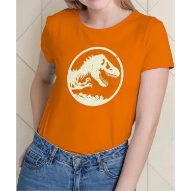 Imagem de Camisa Camiseta Adulto Masculina Feminina Algodão Filme Dinossauro Jur