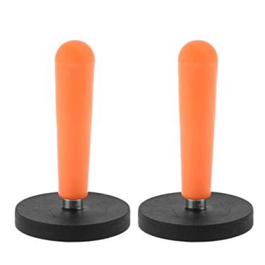 Imagem de ANUTE 2 peças prendedor de envoltório de carro suporte magnético forte adesivo de filme de vinil folha de veículo ferramenta de instalação ímã ferramenta de sinal fixo (cor: laranja)