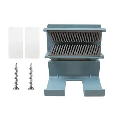 Imagem de Capturador de Cabelo para Chuveiro Montado na Parede Coletor Silicone Reutilizável Prendedor Protetor ralo Banheiro e Banheira Coleta Facilmente Cabel