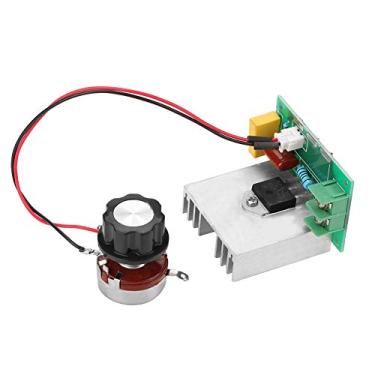 Imagem de aqxreight Controlador de Velocidade do Motor - Regulador de Tensão para AC 0-220V 4000W 40A, Escurecimento e Controle de Velocidade, Ideal para Motores, Lâmpadas e Eletrodomésticos, SCR Confiável