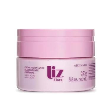 Imagem de Creme Hidratante Desodorante Corporal Liz Flora 250g fragrância amadeirada floral, sofisticada e impactante