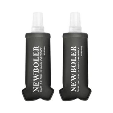 Imagem de Garrafa De Água Dobrável De TPU NEWBOLER, Squeeze Para Corrida, Campin