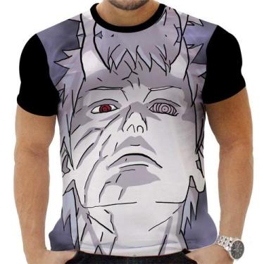 Imagem de Camiseta Camisa Personalizada Anime Naruto Obito Uchiha 05 - Zahir Sto
