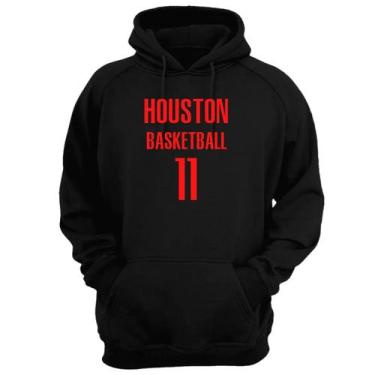 Imagem de Blusa Moletom Capuz Basquete Houston Basketball número 11 - Loja Click