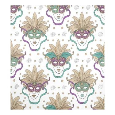 Imagem de Blueangle Máscara de carnaval para máquina de lavar louça, capa frontal para lava-louças, adesivos de eletrodomésticos, adesivos de eletrodomésticos, adesivo magnético decorativo de 58 cm C x 66 cm