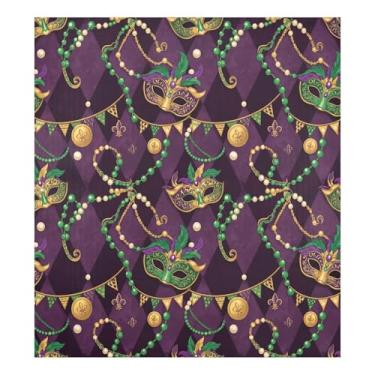 Imagem de Blueangle Máscara de carnaval para máquina de lavar louça, capa frontal para lava-louças, adesivos de eletrodomésticos, adesivos de eletrodomésticos, adesivo magnético decorativo de 58,4 cm C x 66 cm