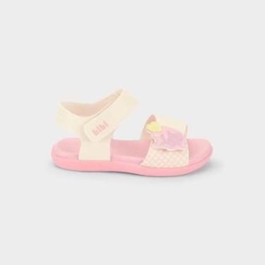 Imagem de Sandália Infantil Bibi Baby Soft II Rosa de Sorvete-Feminino