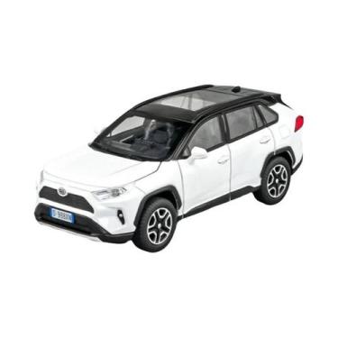 Imagem de Carro De Brinquedo Em Metal Diecast 1:32 RAV4 SUV Com Som E Luz, Funçã
