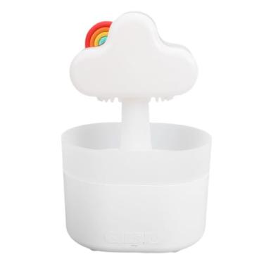 Imagem de Qinlorgo Umidificador de Nuvem, Difusor de óleo Essencial Com Luz Ambiente de 7 Cores Com Controle Remoto, para Quarto, Sala de Estar, Escritório