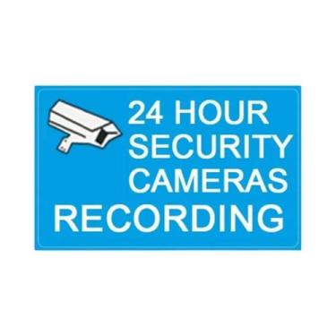 Imagem de Adesivos De Aviso Para Câmeras De Vigilância 4/8PCS, Alarme De Vídeo 2