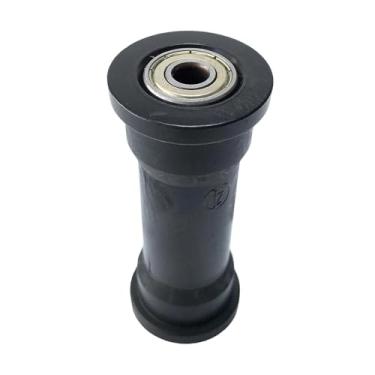 Imagem de Dynwave Roda de rolamento para máquina de remo, roda de assento para remo a água, peças multiuso para equipamentos de treino, polia preta leve com furo de 10