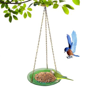 Imagem de Alimentadores decorativos de beija-flor | Decoração elegante de bandeja de comida | Alimentador de pássaros de janela com padrão floral, para uso ao ar livre, jardim, quintal, , parque