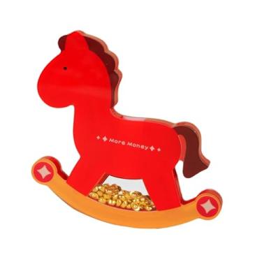 Imagem de Baoblaze Estátua de Cavalo de Balanço, Escultura Decorativa para o Ano Chinês, Enfeite de Mesa para Festas, Estante e Decoração de Casa